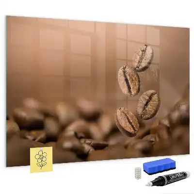 Kaffeebohnen beschreibbare Magnettafel