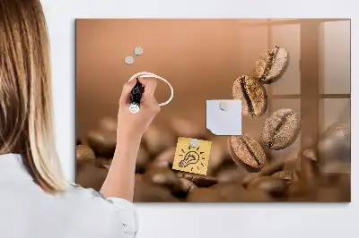 Kaffeebohnen beschreibbare Magnettafel