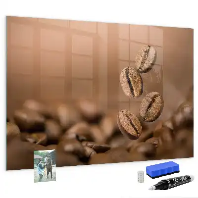 Kaffeebohnen beschreibbare Magnettafel