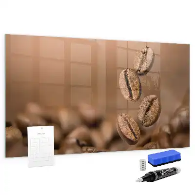 Kaffeebohnen beschreibbare Magnettafel