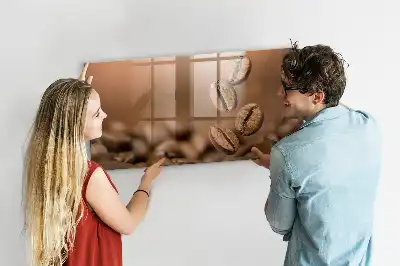 Kaffeebohnen beschreibbare Magnettafel