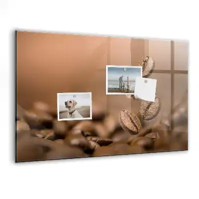 Kaffeebohnen beschreibbare Magnettafel
