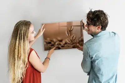 Kaffeebohnen beschreibbare Magnettafel