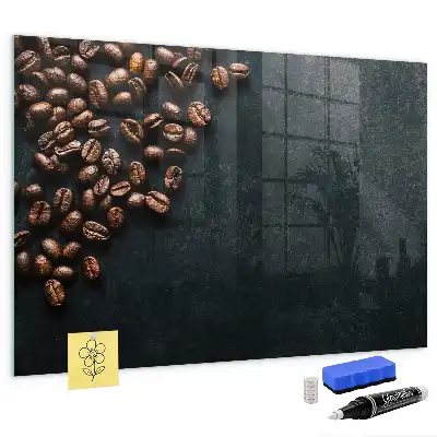 Magnettafel für die Küche beschreibbar zum Aufbewahren von Kaffeebohnen