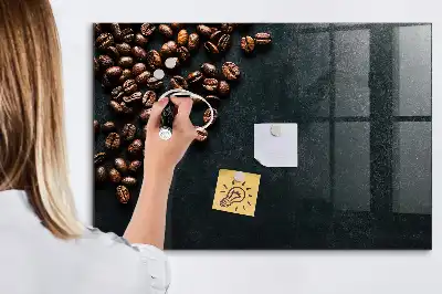 Magnettafel für die Küche beschreibbar zum Aufbewahren von Kaffeebohnen