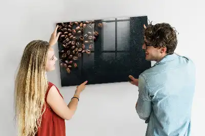 Magnettafel für die Küche beschreibbar zum Aufbewahren von Kaffeebohnen