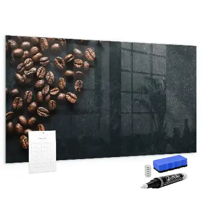 Magnettafel für die Küche beschreibbar zum Aufbewahren von Kaffeebohnen