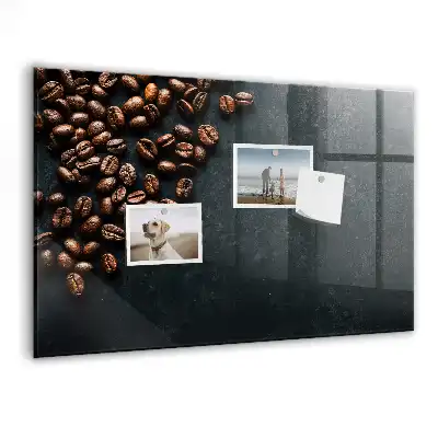 Magnettafel für die Küche beschreibbar zum Aufbewahren von Kaffeebohnen