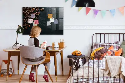 Magnettafel für die Küche beschreibbar zum Aufbewahren von Kaffeebohnen