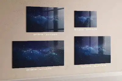 Beschreibbare Magnettafel für die Küche mit Motiv von nächtlichem Himmel und Sternen
