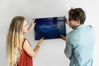 Beschreibbare Magnettafel für die Küche mit Motiv von nächtlichem Himmel und Sternen
