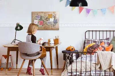 Magnetische Weltkarte beschreibbare Tafel für die Küche
