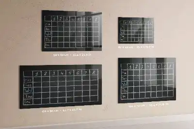 Magnettafel Stundenplan beschreibbare Ausführung