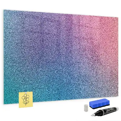 Beschreibbare Magnettafel für die Küche mit Farbverlaufsmuster