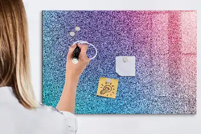 Beschreibbare Magnettafel für die Küche mit Farbverlaufsmuster