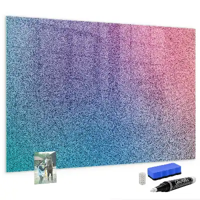 Beschreibbare Magnettafel für die Küche mit Farbverlaufsmuster