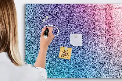 Beschreibbare Magnettafel für die Küche mit Farbverlaufsmuster
