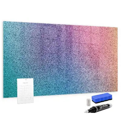 Beschreibbare Magnettafel für die Küche mit Farbverlaufsmuster