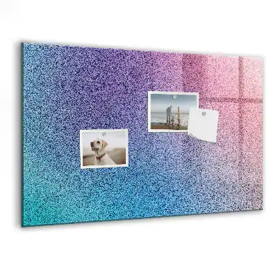 Beschreibbare Magnettafel für die Küche mit Farbverlaufsmuster