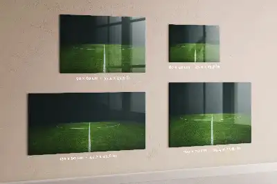 Magnettafel beschreibbar mit Fußballfeld-Motiv