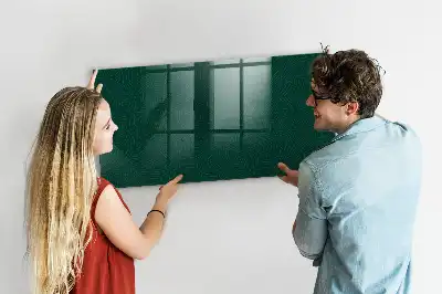 Beschreibbare Magnettafel für die Küche mit Blättermuster