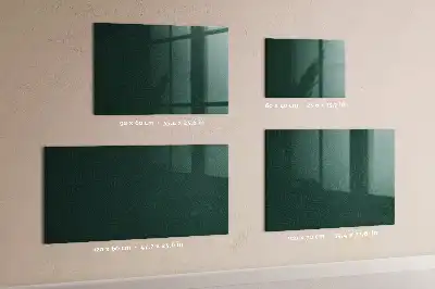 Beschreibbare Magnettafel für die Küche mit Blättermuster