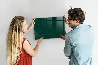 Beschreibbare Magnettafel für die Küche mit Blättermuster