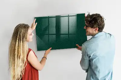 Beschreibbare Magnettafel für die Küche mit Blättermuster