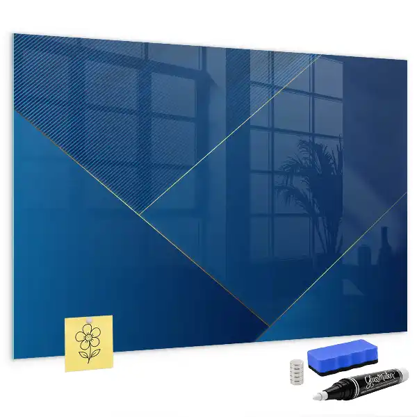 Magnettafel beschreibbar dekorative Abstraktion