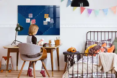 Magnettafel beschreibbar dekorative Abstraktion