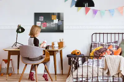 Beschreibbare Magnettafel für die Küche Motiv Wanderer in der Dunkelheit