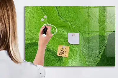 Magnettafel beschreibbar mit modernem Wellendesign