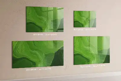 Magnettafel beschreibbar mit modernem Wellendesign