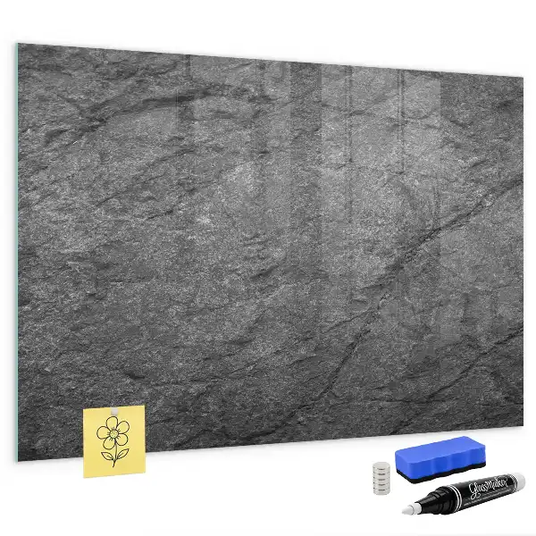Beschreibbare Magnettafel für die Küche aus Vulkangestein
