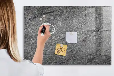 Beschreibbare Magnettafel für die Küche aus Vulkangestein