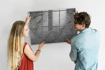 Beschreibbare Magnettafel für die Küche aus Vulkangestein