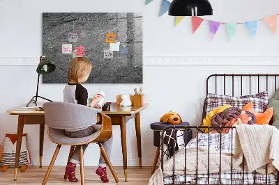 Beschreibbare Magnettafel für die Küche aus Vulkangestein