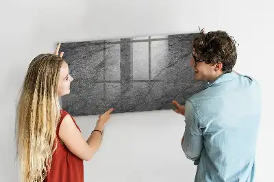 Beschreibbare Magnettafel für die Küche aus Vulkangestein