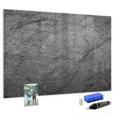 Beschreibbare Magnettafel für die Küche aus Vulkangestein