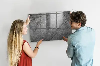 Beschreibbare Magnettafel für die Küche aus Vulkangestein