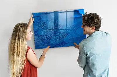 Magnettafel Vogelfeder beschreibbar