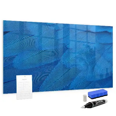 Magnettafel Vogelfeder beschreibbar