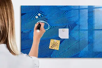 Magnettafel Vogelfeder beschreibbar