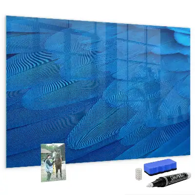 Magnettafel Vogelfeder beschreibbar