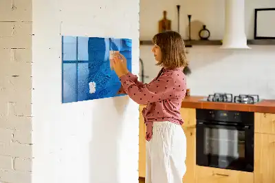Magnettafel Vogelfeder beschreibbar
