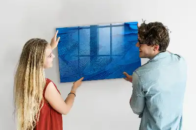 Magnettafel Vogelfeder beschreibbar