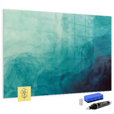 Beschreibbare Magnettafel für die Küche im Design Tiefenabstraktion
