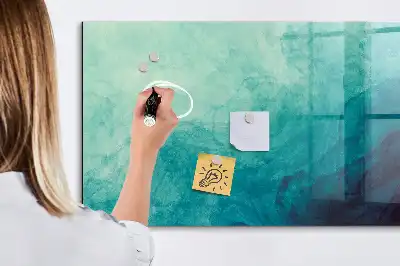 Beschreibbare Magnettafel für die Küche im Design Tiefenabstraktion