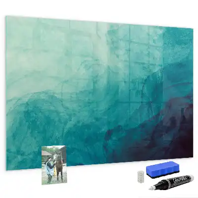 Beschreibbare Magnettafel für die Küche im Design Tiefenabstraktion