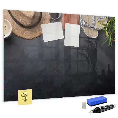 Magnettafel beschreibbar Motiv Urlaub